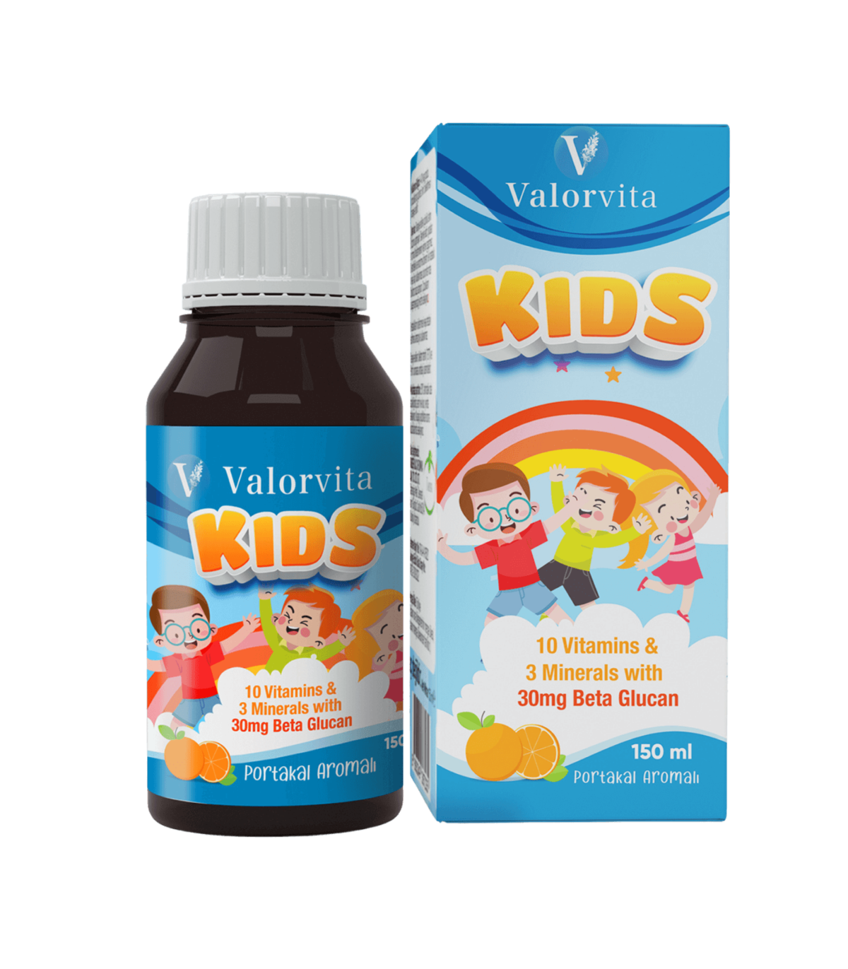 ValorVita Kids 13 Vitamin 3 Minarel ve Beta Glukan İçeren 150 ml Şurup - Görsel 3