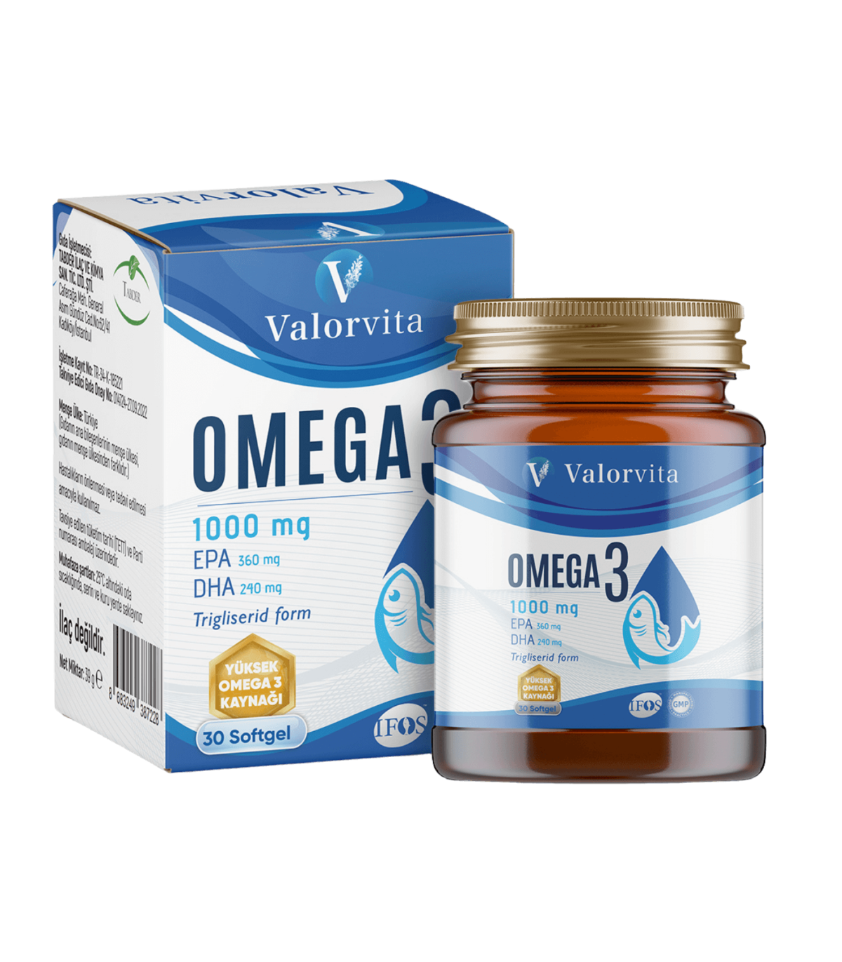 Valorvita Omega 3 EPA DHA ve Omega 3 Yağ Asitleri İçeren Kapsül 30 Adet - Görsel 3